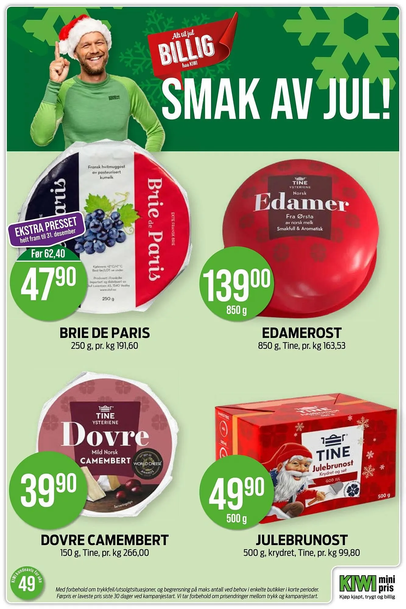 Kiwi kundeavis fra 1. desember til 8. desember 2025 - kundeavisside 9