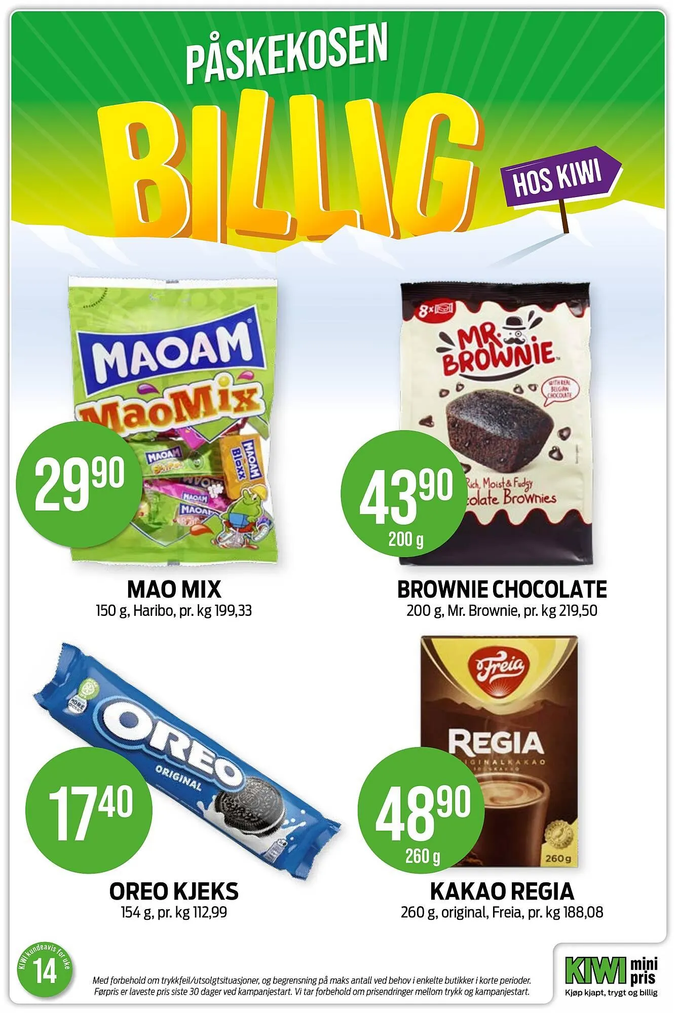 Kiwi fra 30. mars til 5. april 2026 - kundeavisside 24