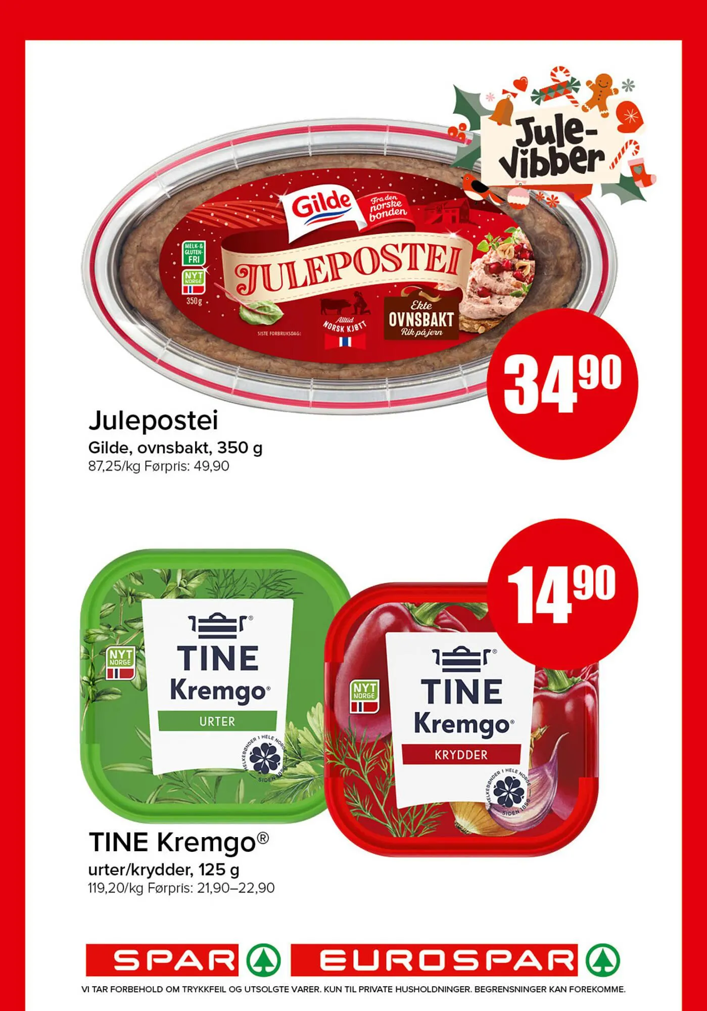 Eurospar kundeavis fra 1. desember til 7. desember 2025 - kundeavisside 8