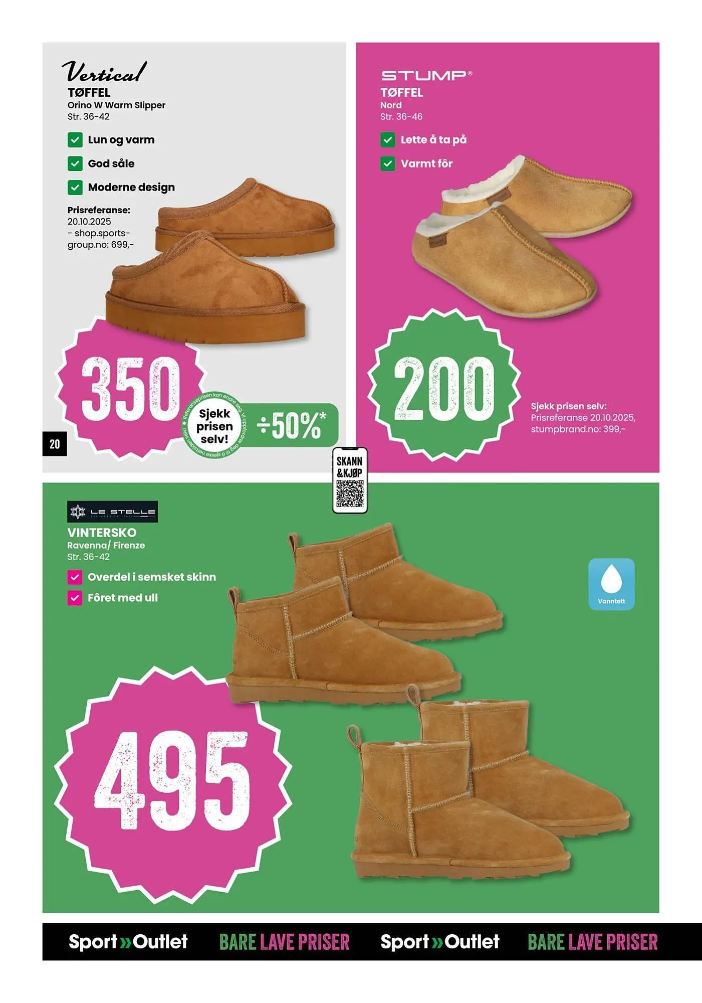 Sport Outlet kundeavis fra 4. november til 16. november 2025 - kundeavisside 20