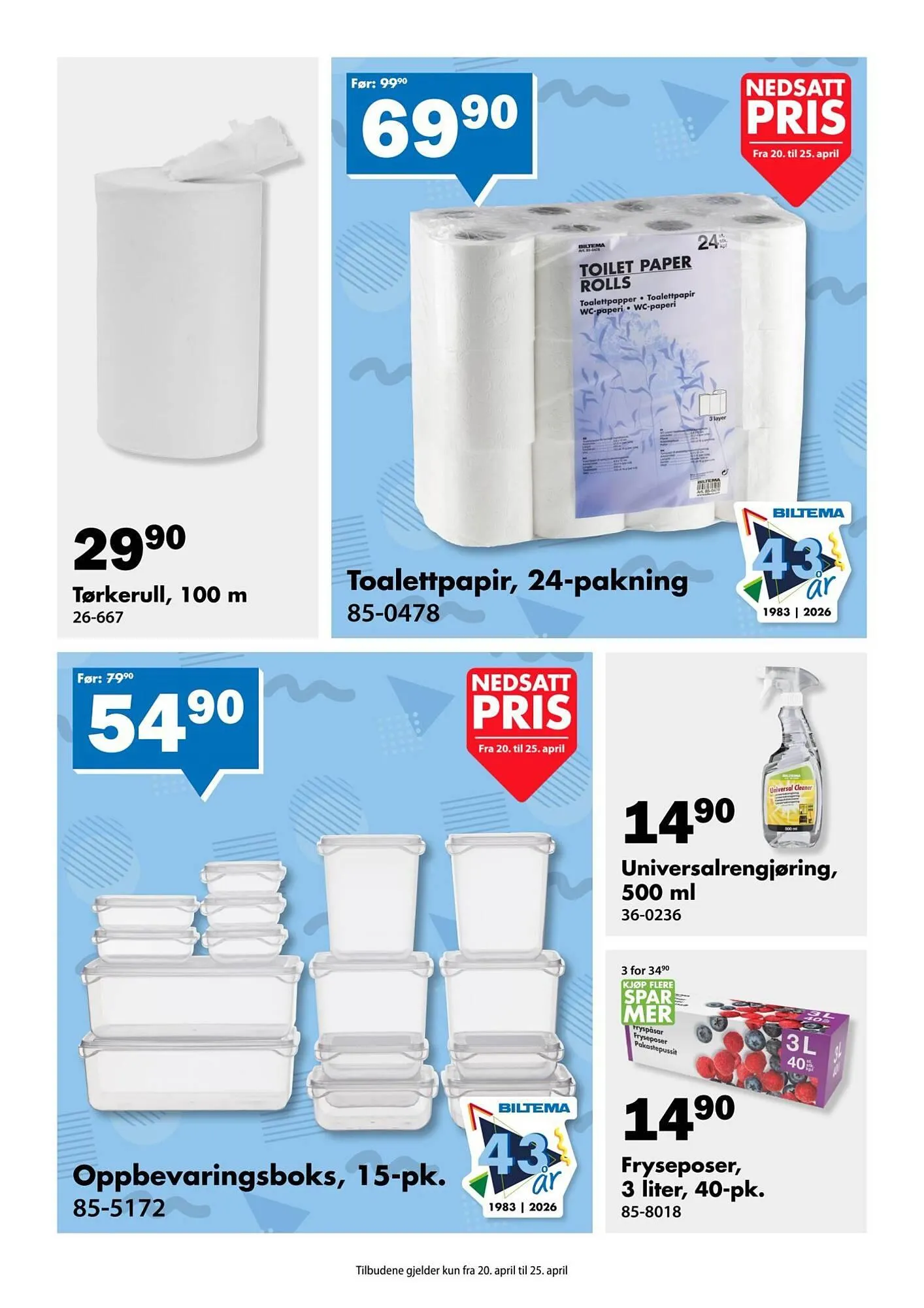 Biltema kundeavis fra 20. april til 26. april 2026 - kundeavisside 3