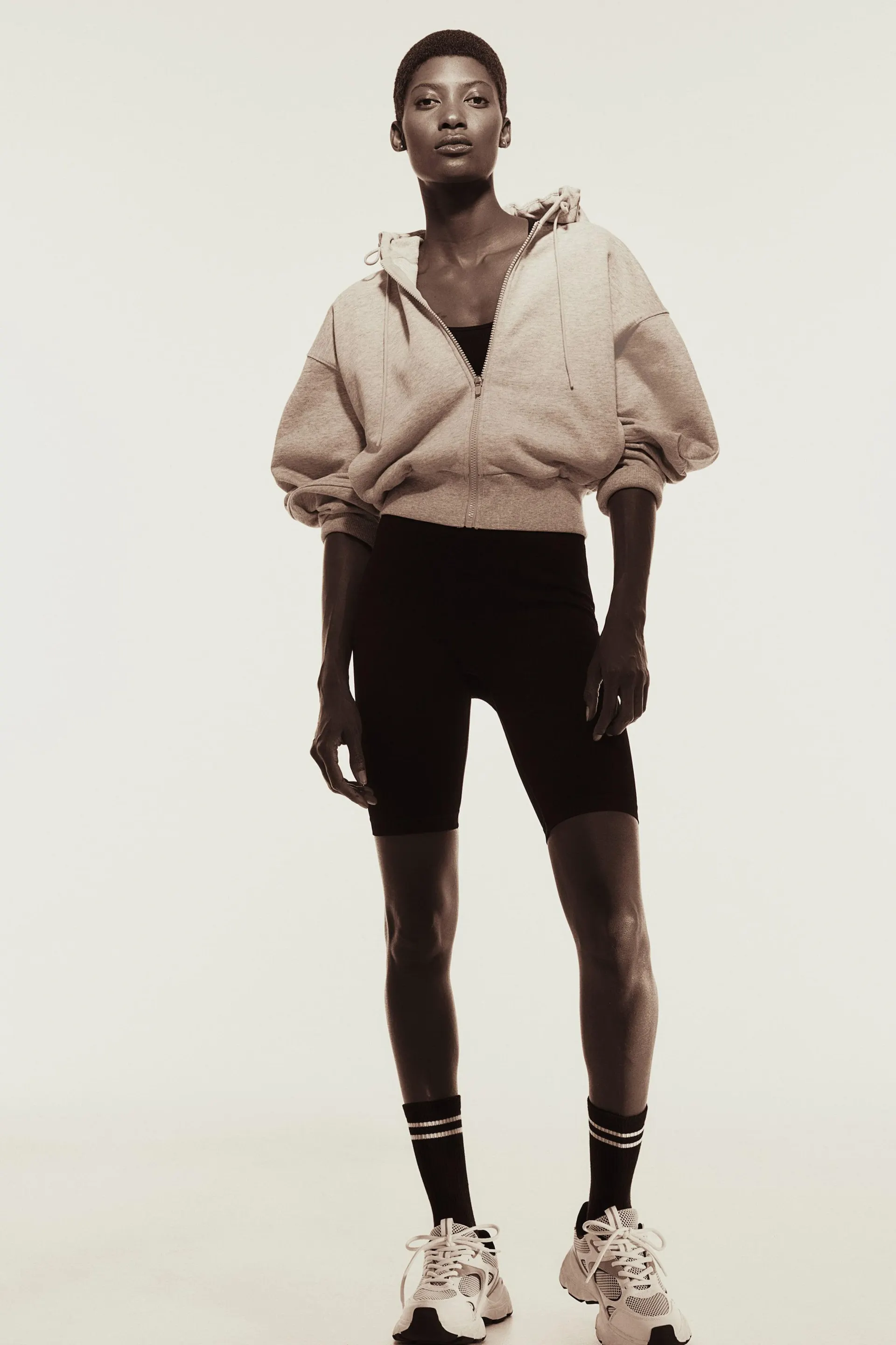 Sømløs treningssykkelshorts