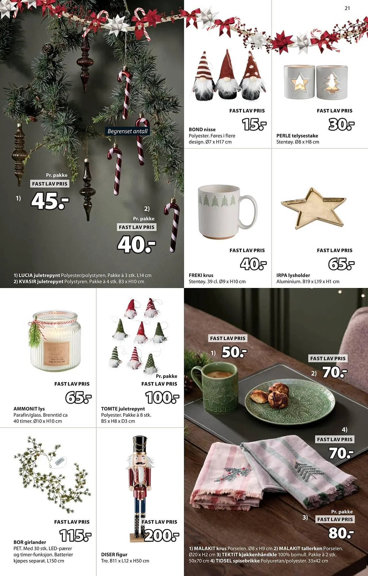 JYSK kundeavis fra 1. desember til 23. desember 2025 - kundeavisside 22