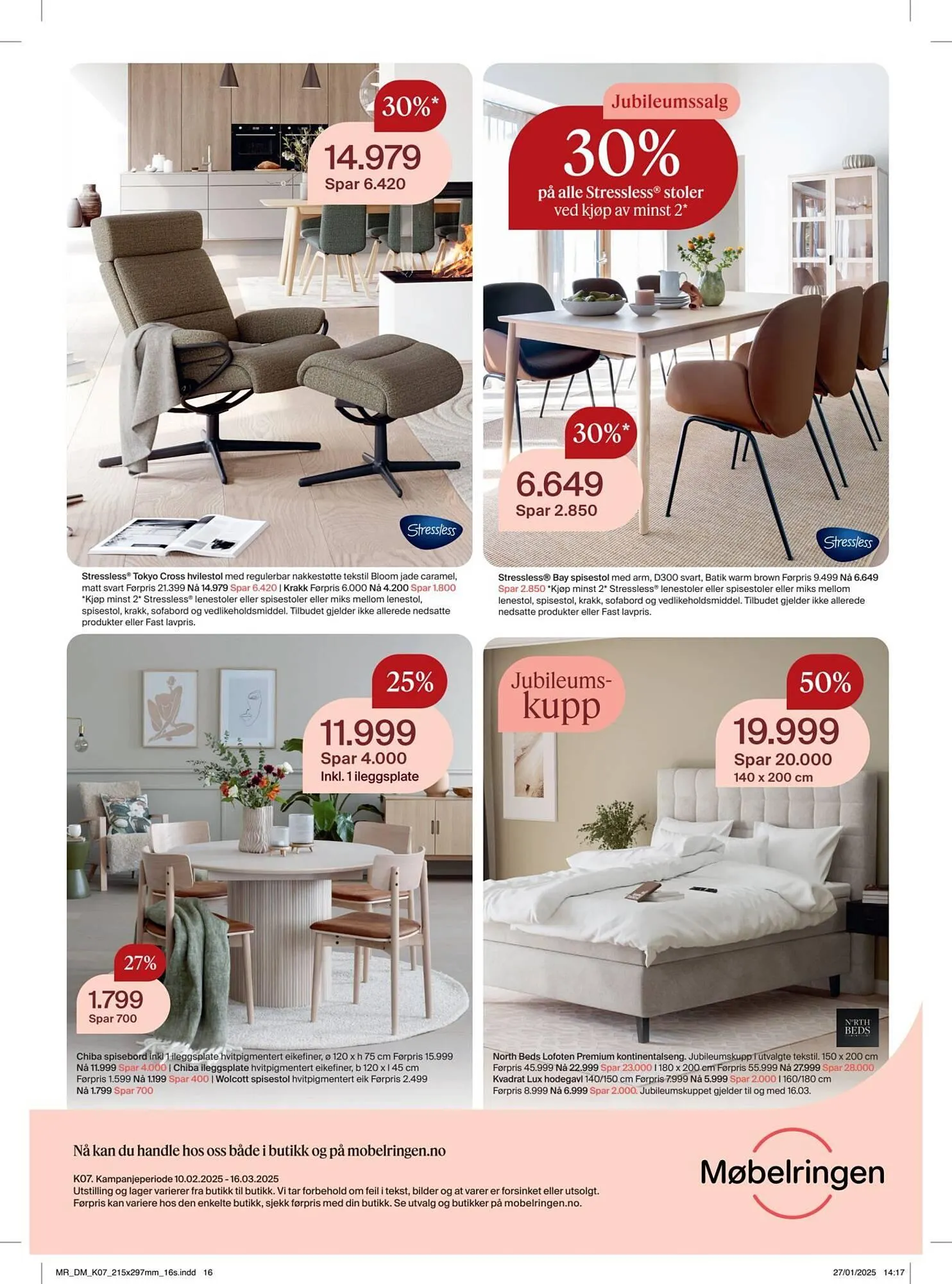 Møbelringen Kundeavis fra 9. februar til 16. mars 2025 - kundeavisside 16
