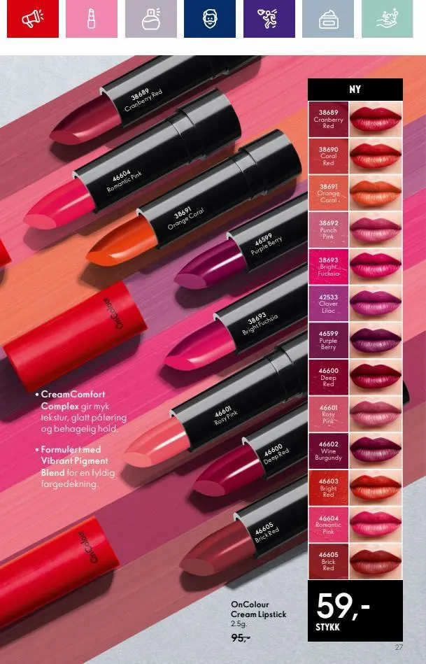 Oriflame kundeavis til 12.09.2023 fra 31. august til 12. september 2023 - kundeavisside 27