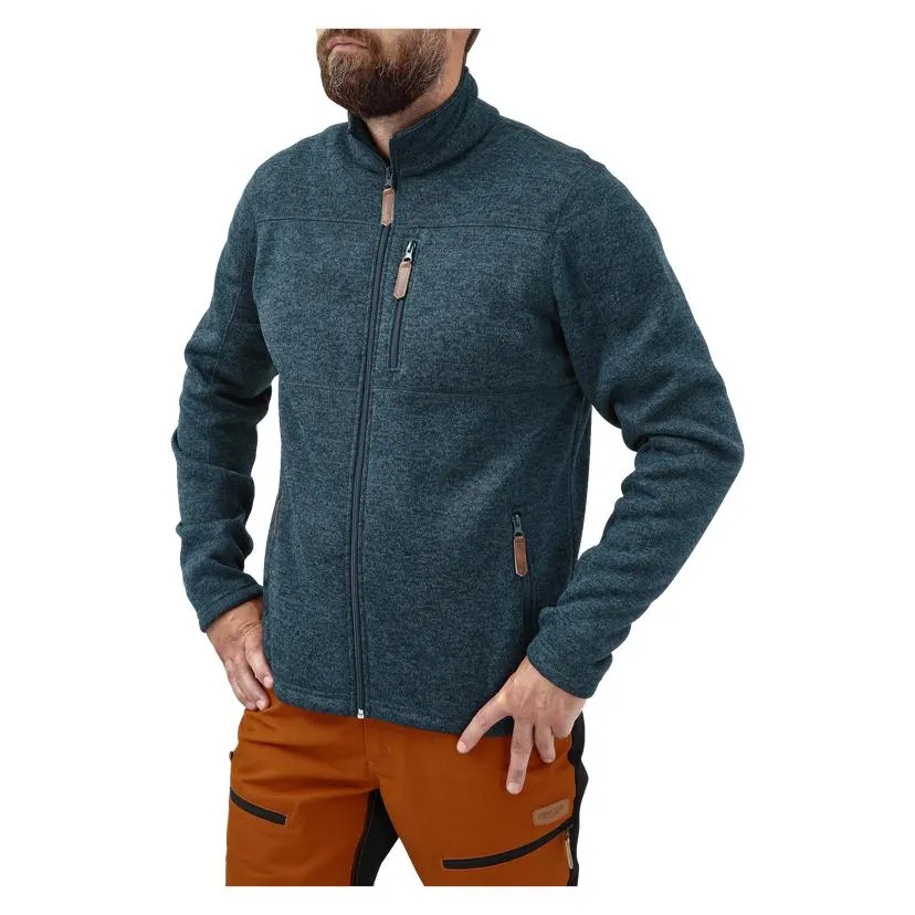 Strikket fleecegenser herre S