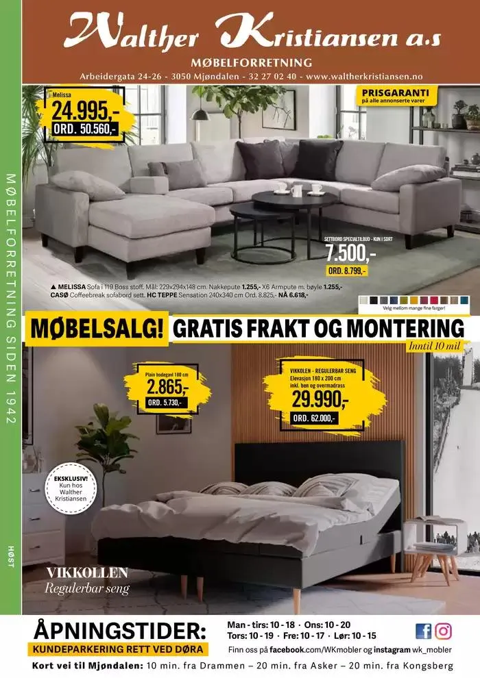 Walther Kristiansen - Høst fra 7. oktober til 30. november 2024 - kundeavisside 1