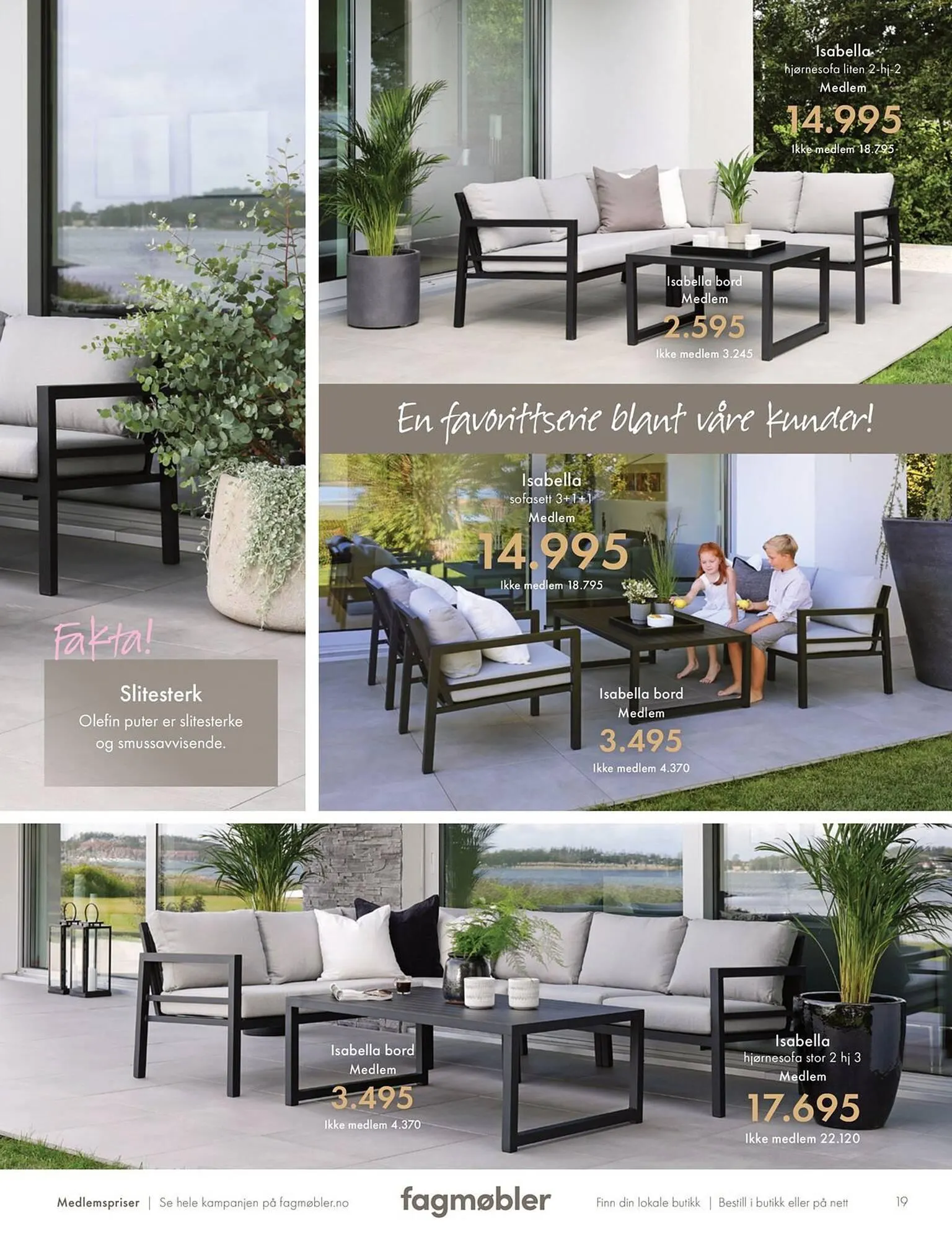 Fagmøbler kundeavis fra 1. mars til 14. mars 2026 - kundeavisside 19