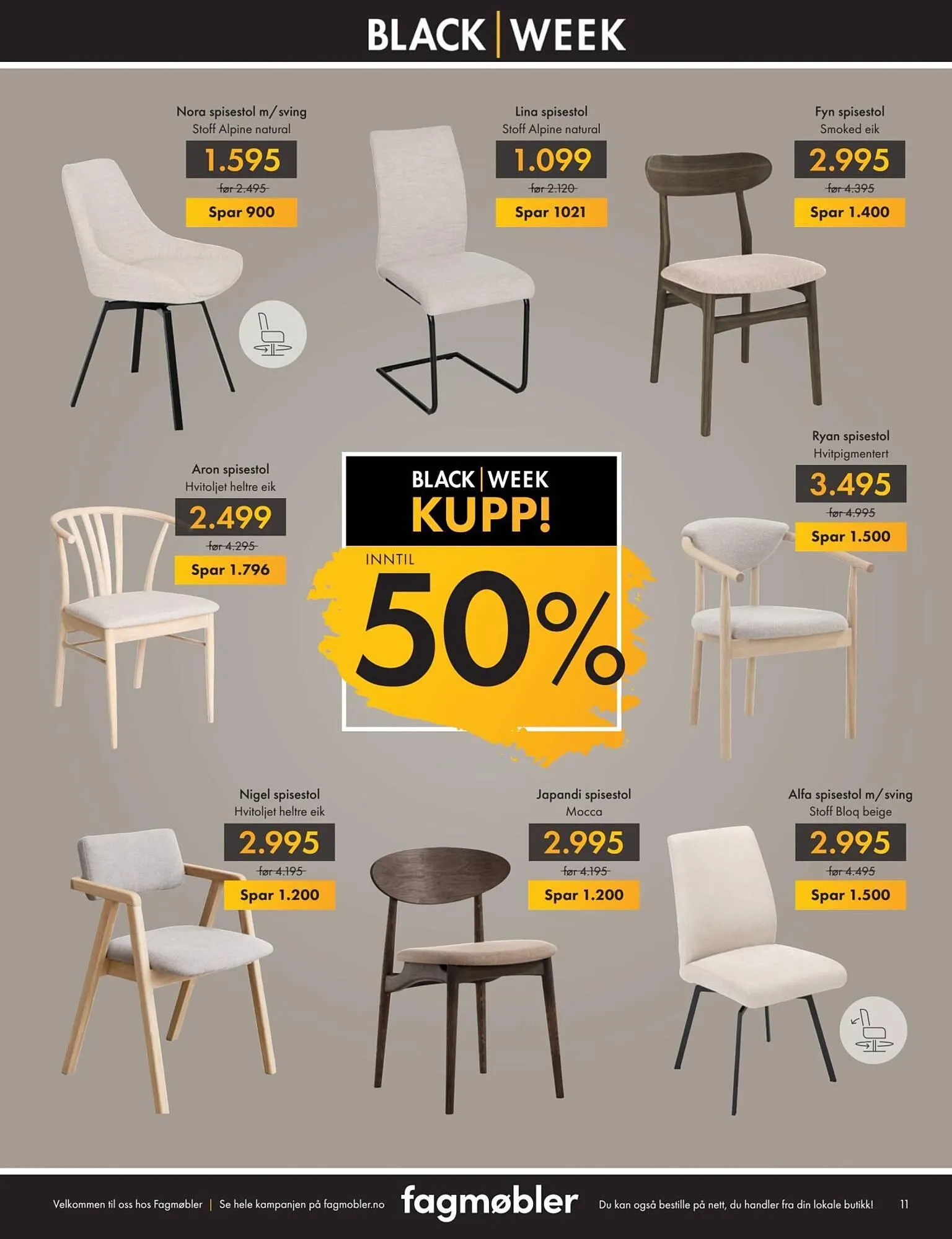 Fagmøbler kundeavis fra 1. november til 30. november 2025 - kundeavisside 11