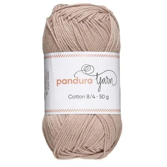 Garn Cotton 8/4 50 g moldvarp
