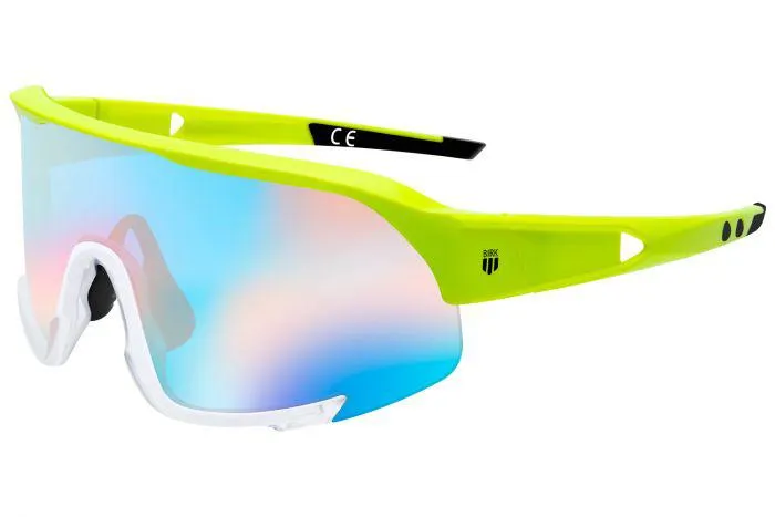 Birk Podium, sportsbrille, neongul