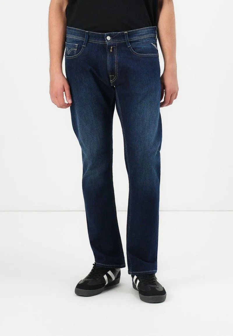 ROCCO PANTS - Jeans straight leg - dark blue