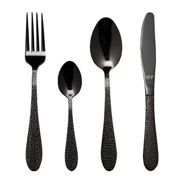 Onyx bestikk 16 deler svart
