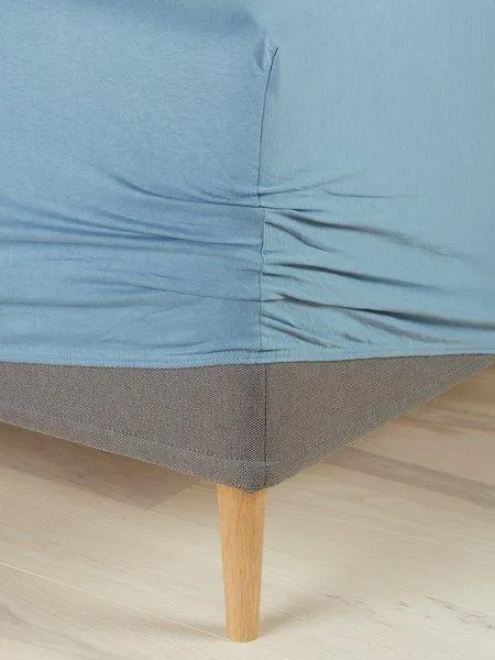 Jerseylaken JETTE 140/150x200x35cm blå