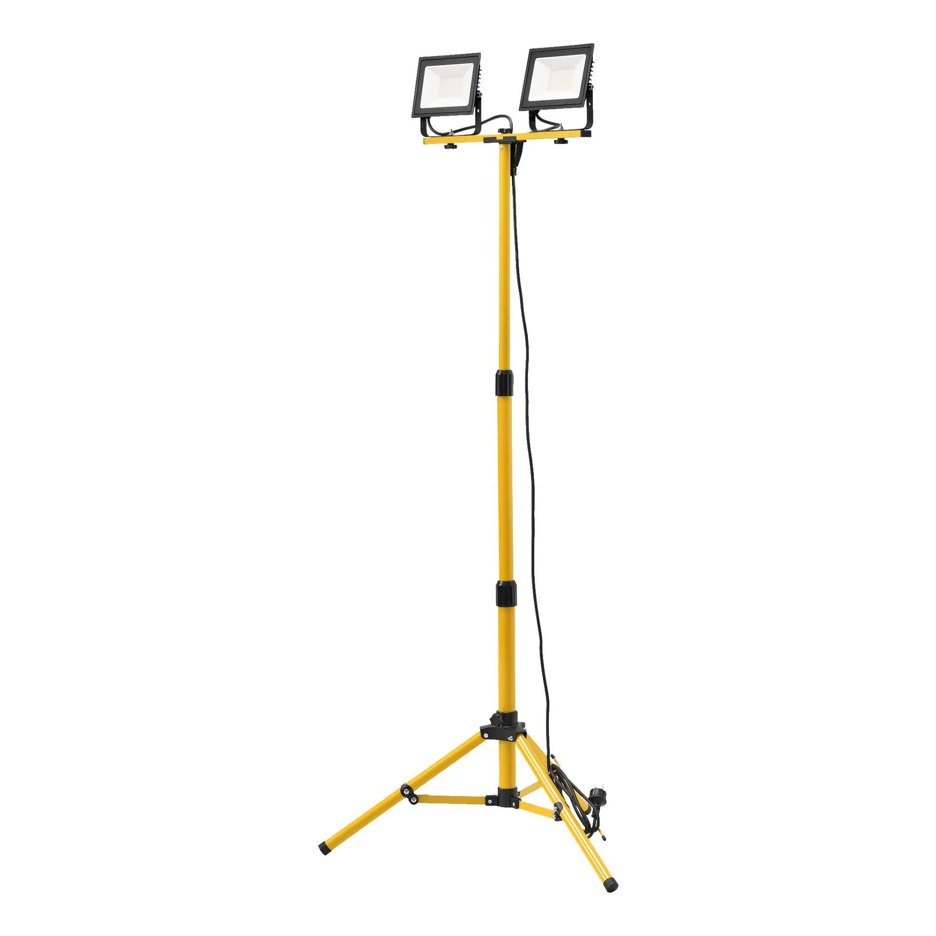 Dubbel arbetslampa med stativ LED 2x4250 lm 2x50 W IP65