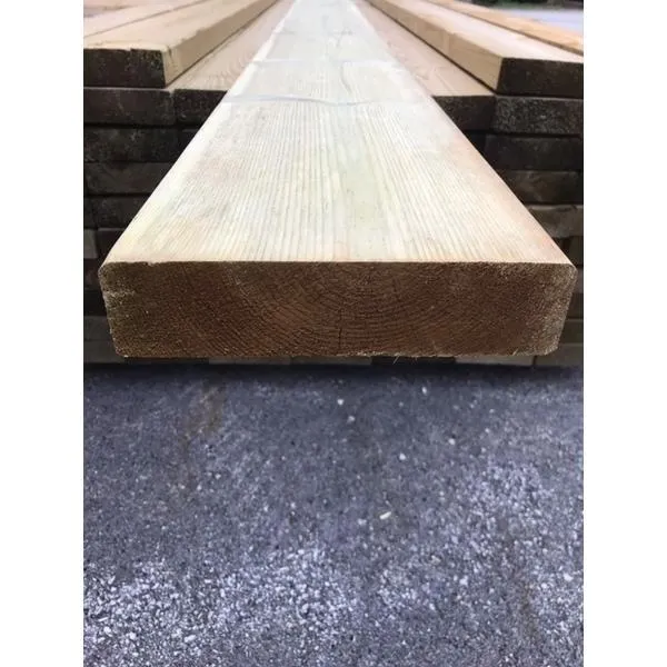 Konstruksjonsvirke furu 48x198x6000 impregnert