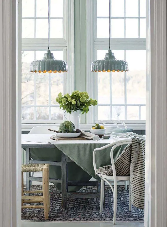 Wells taklampe Ø43 - grønn/gull