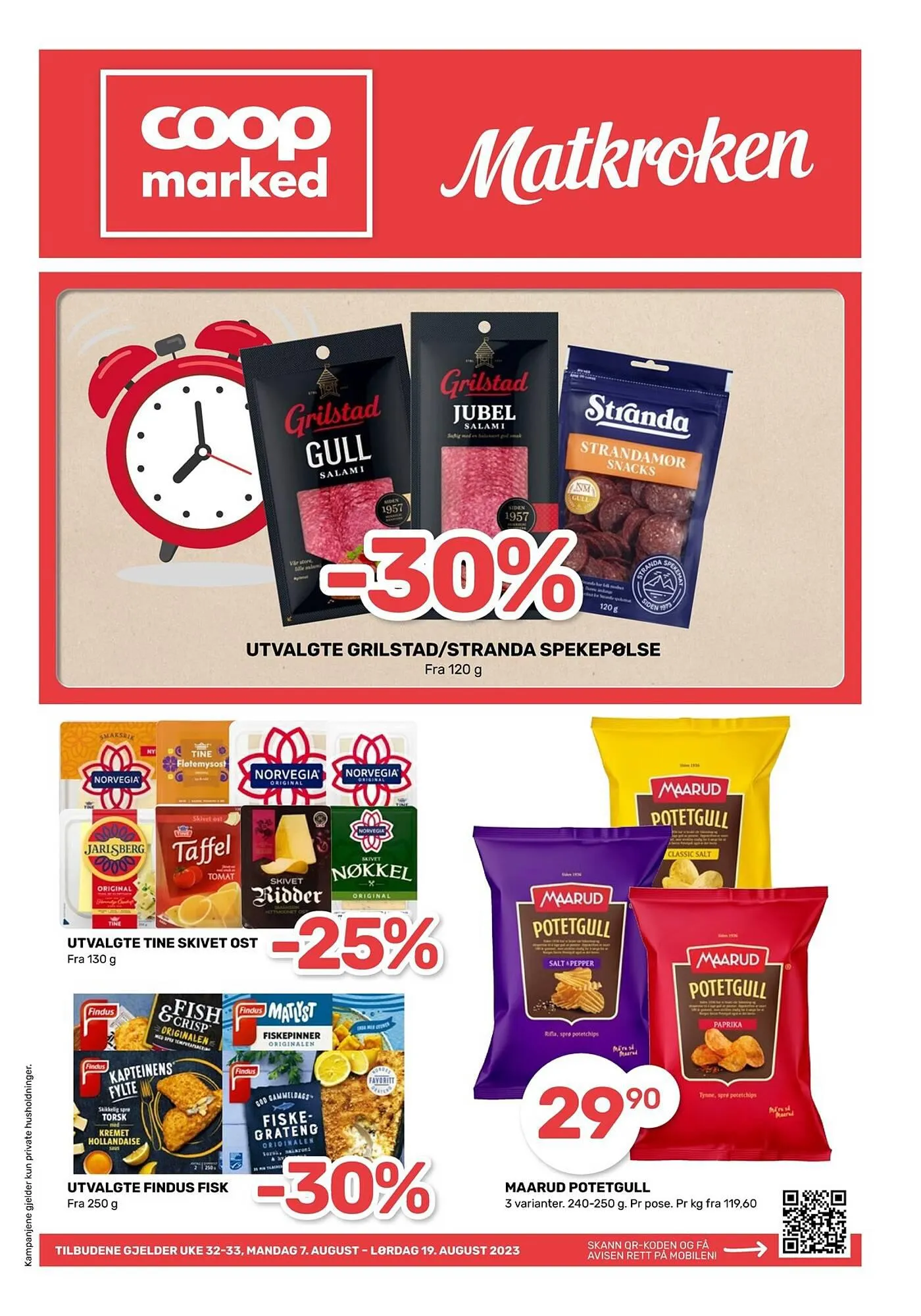 Coop Marked Kundeavis fra 7. august til 19. august 2023 - kundeavisside 1