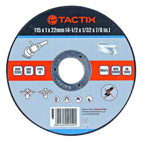 KUTTESKIVE METALL 125X1.0X22MM