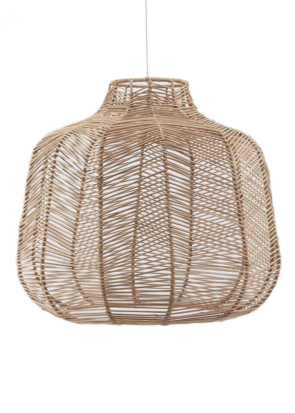 Large rattan lampshade
