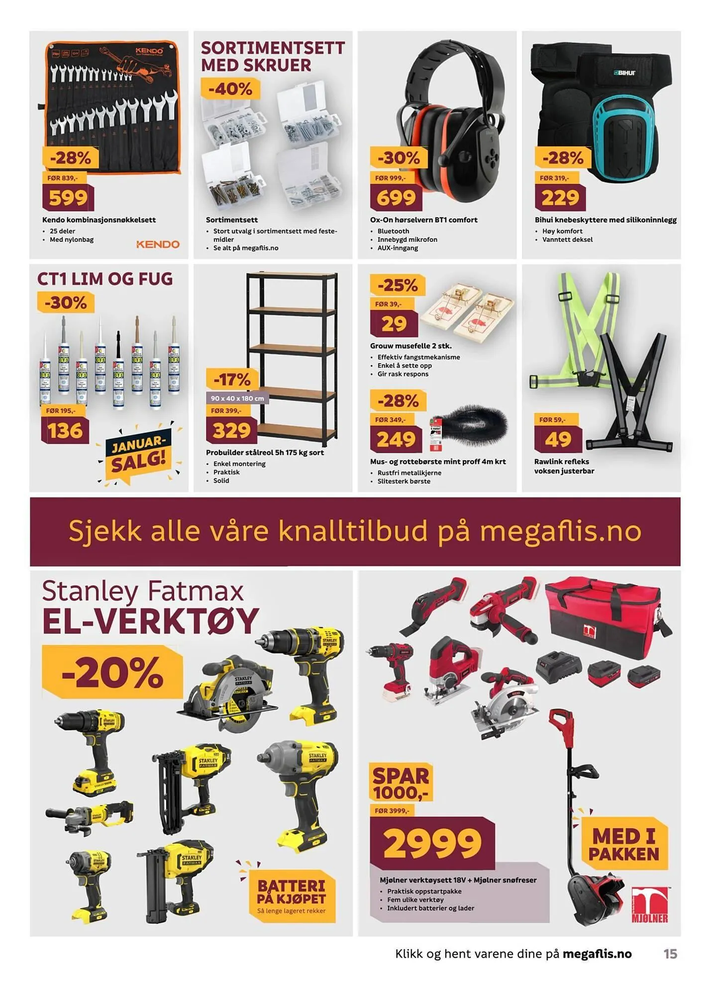 Megaflis kundeavis fra 29. desember til 3. januar 2026 - kundeavisside 15