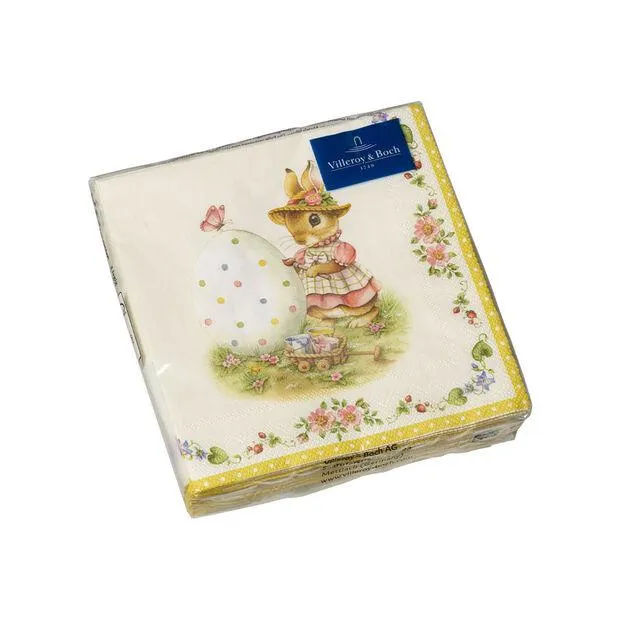 Spring Fantasy napkins, Anna & Paul, 25 x 25 cm, 20 pieces