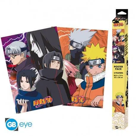 Konoha Ninjas & Deserters Poster Set 52x38 cm (2)