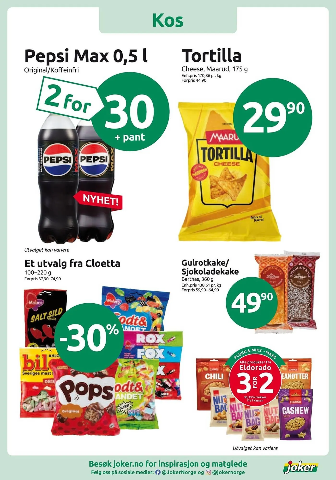 Joker kundeavis fra 3. mars til 7. mars 2026 - kundeavisside 7