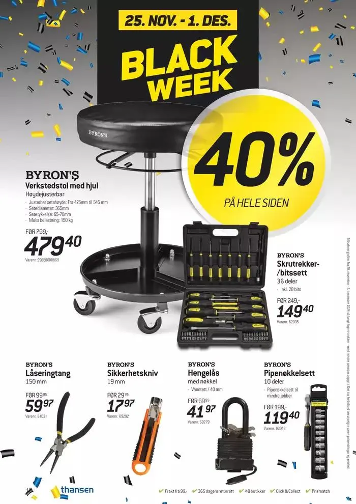 Aktuelle tilbud og kampanjer fra 25. november til 1. desember 2024 - kundeavisside 16