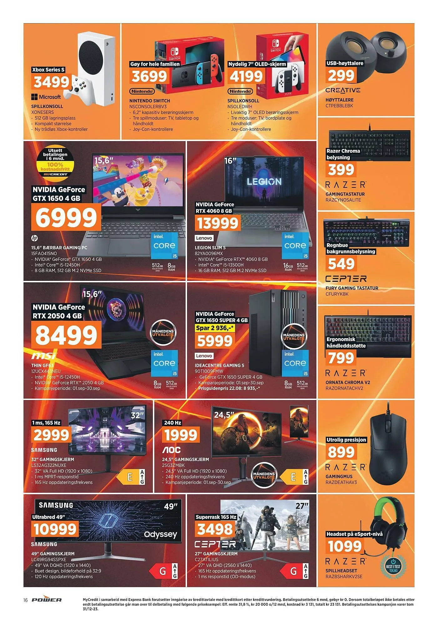 POWER Kundeavis fra 17. september til 24. september 2023 - kundeavisside 16