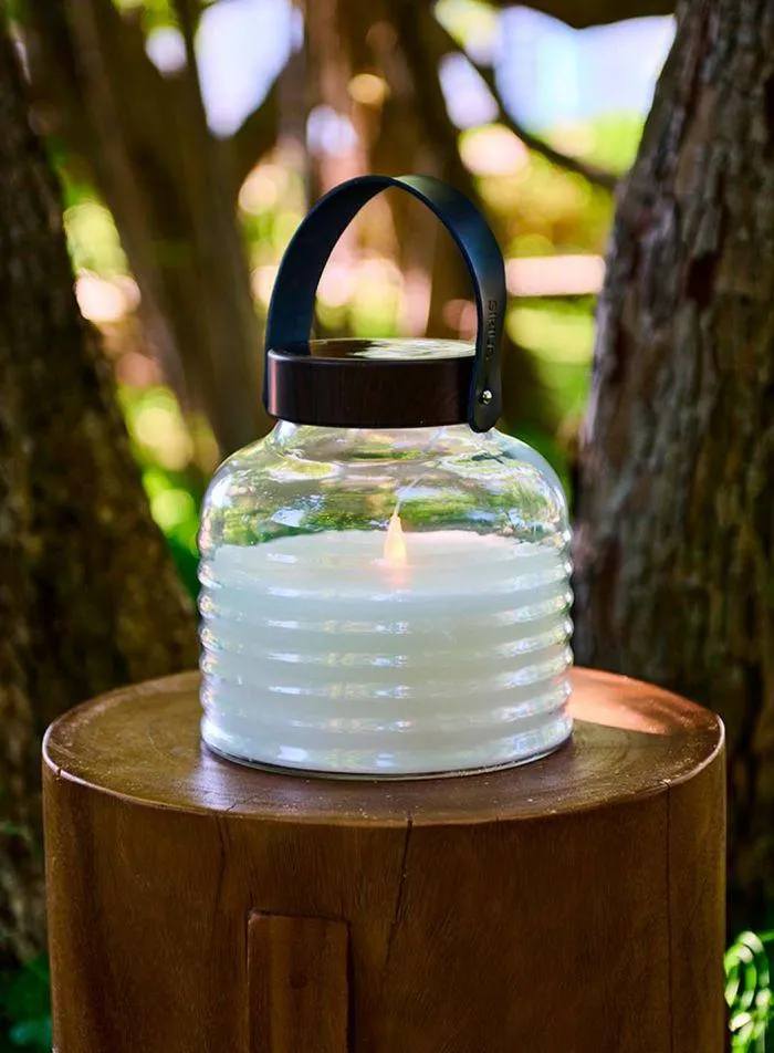 Aston lykt H20 solcelle - sort/klart