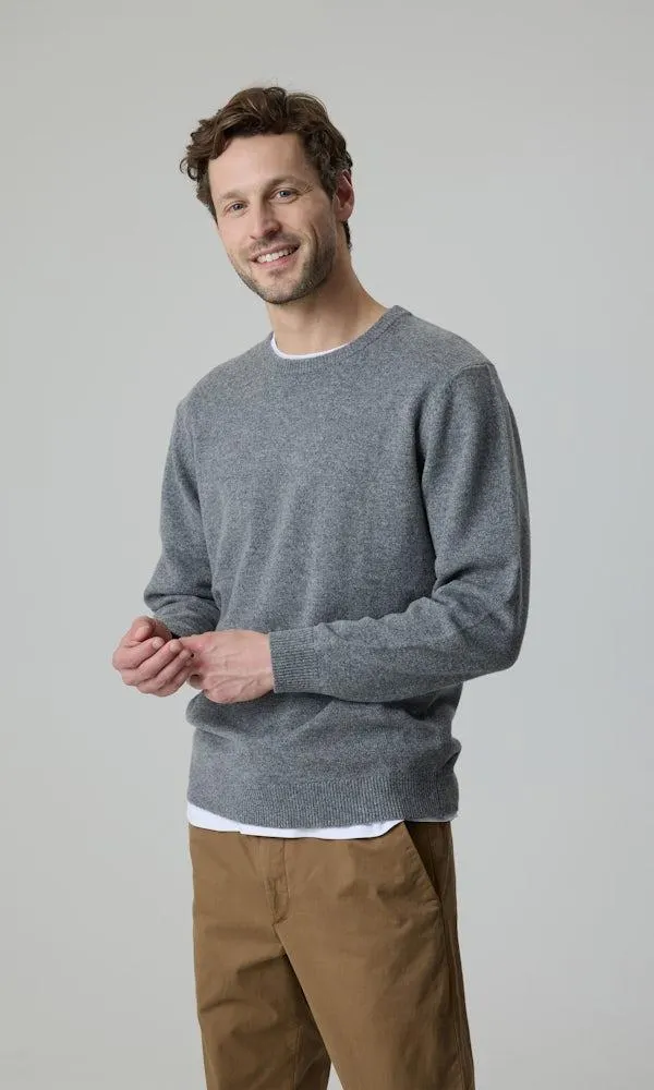 Børstet genser i merinoull