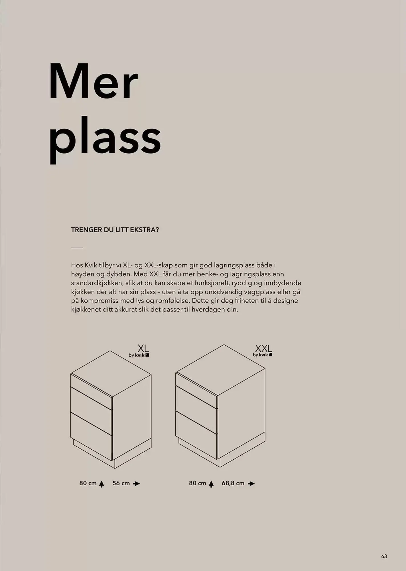 Kvik Kjøkken Kundeavis fra 5. mars til 19. mars 2025 - kundeavisside 63