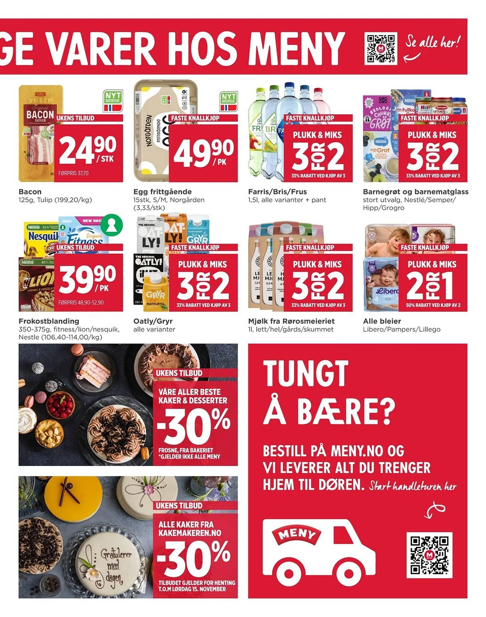Meny kundeavis fra 10. november til 15. november 2025 - kundeavisside 5