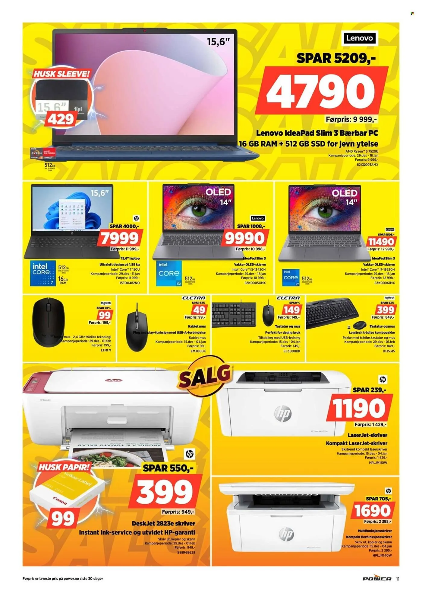 POWER kundeavis fra 1. januar til 4. januar 2026 - kundeavisside 11
