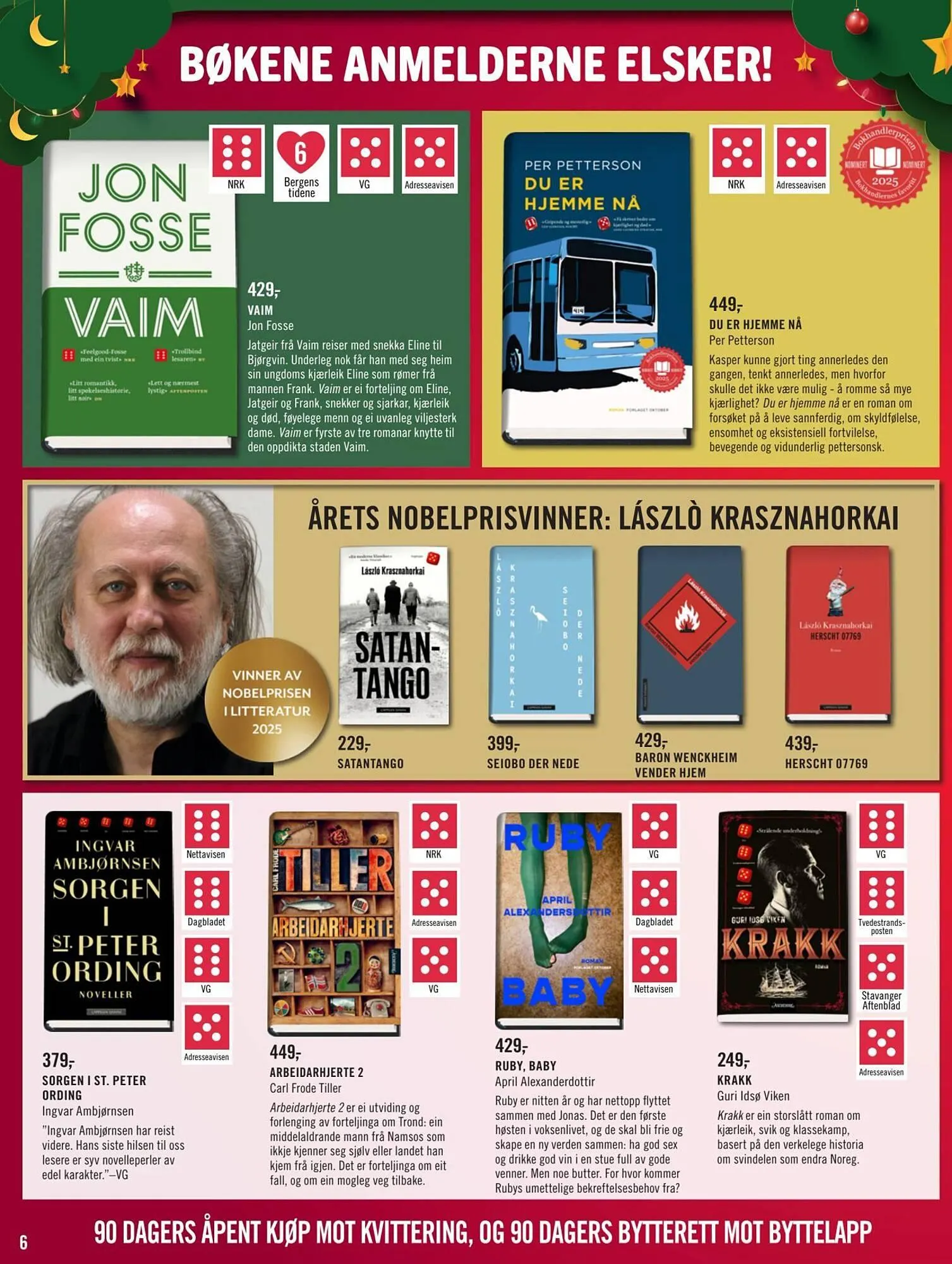 Ark Bokhandel kundeavis fra 1. desember til 25. desember 2025 - kundeavisside 6