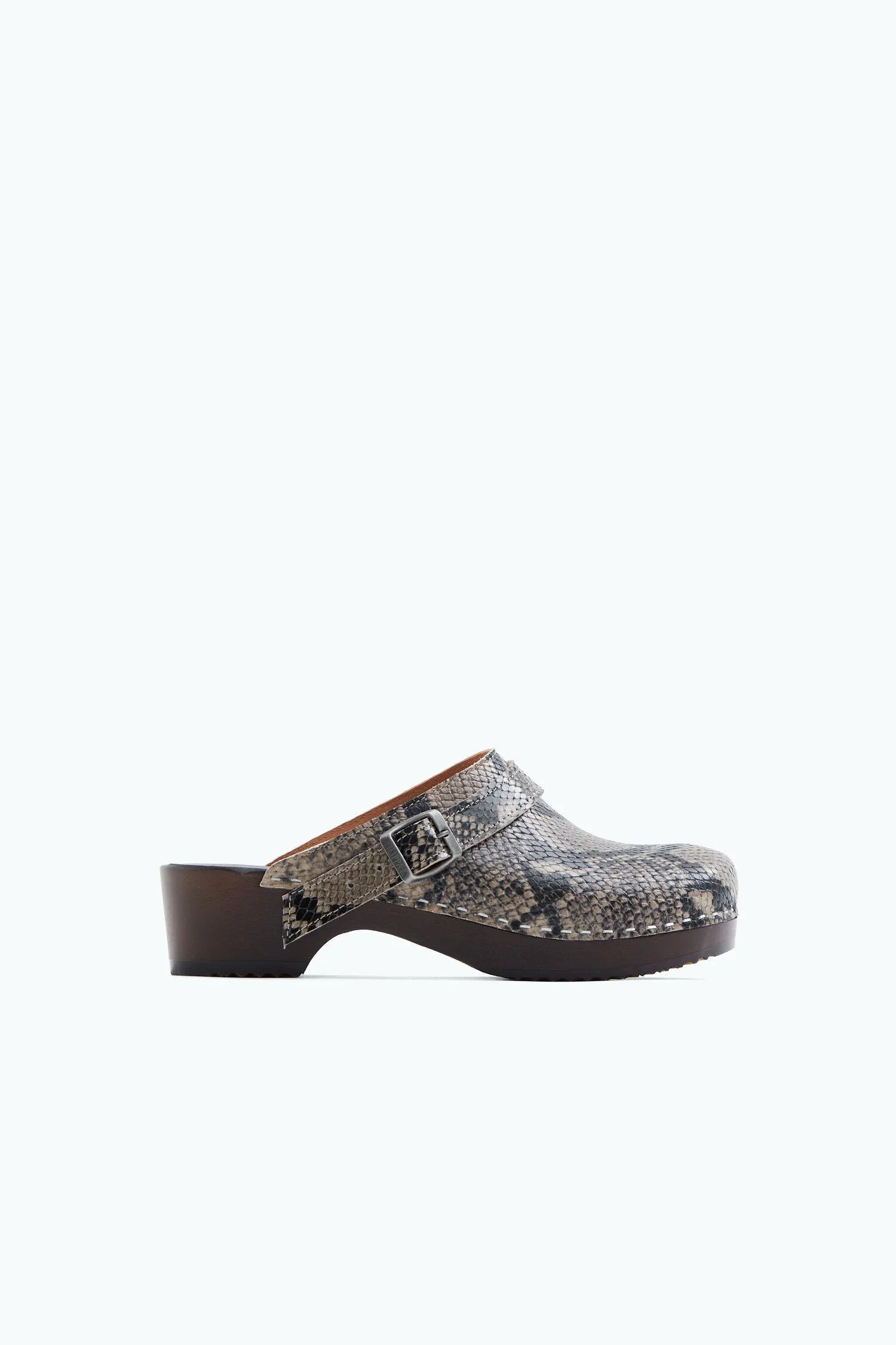 FK x SH Backstrap Clog Printed Nougat Snake