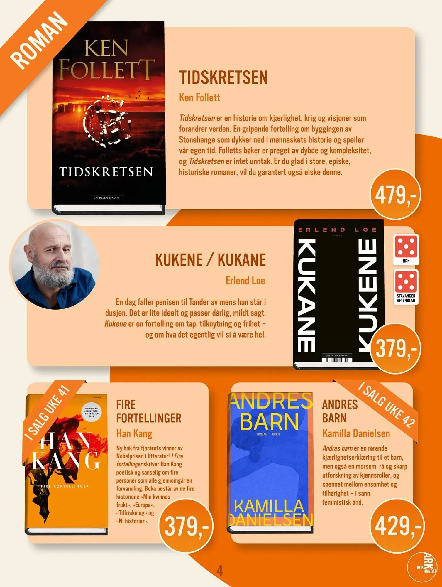 Ark Bokhandel kundeavis fra 1. oktober til 31. oktober 2025 - kundeavisside 4