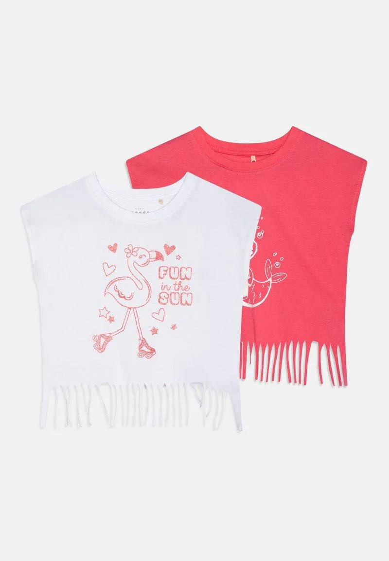 NMFVALONE 2 PACK - T-shirts med print