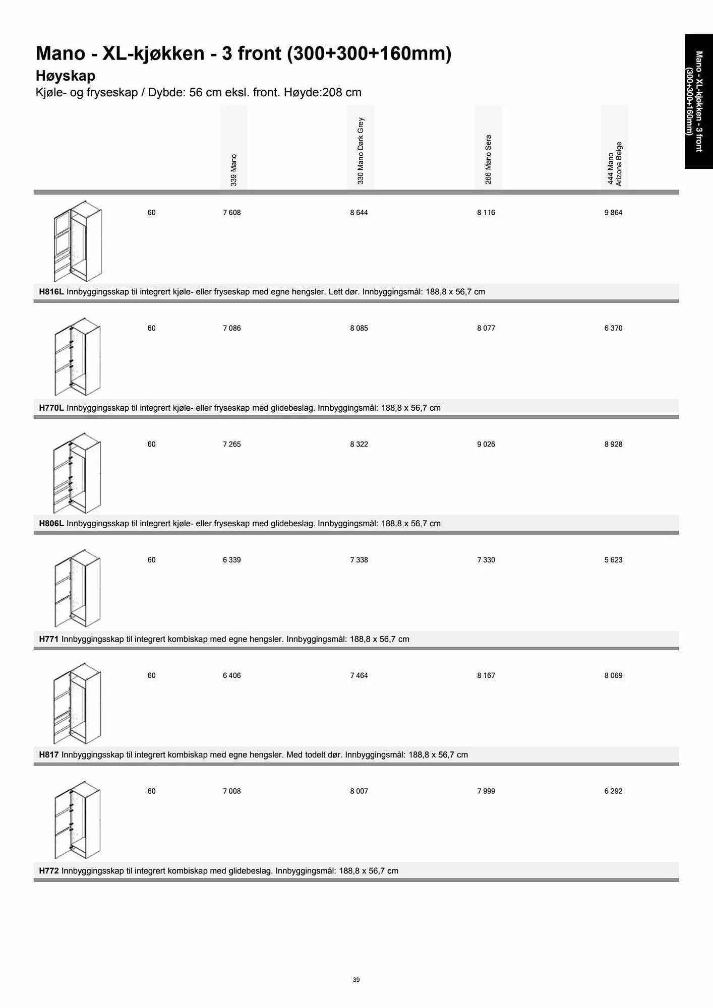 Kvik Kjøkken Kundeavis fra 11. september til 11. oktober 2023 - kundeavisside 39