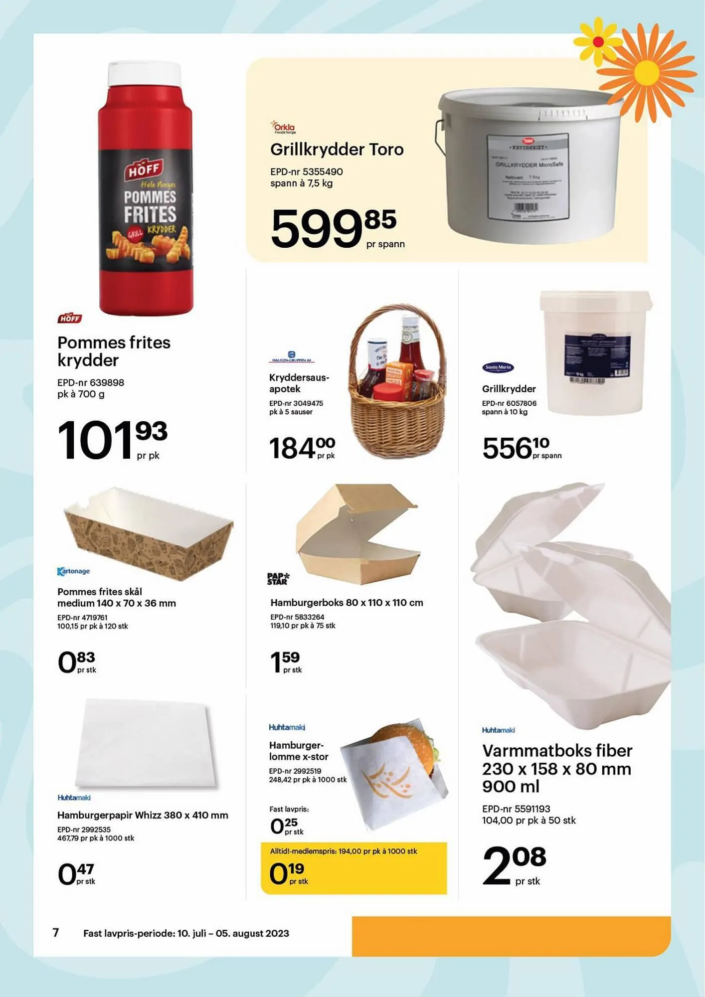 Storcash Kundeavis fra 10. juli til 5. august 2023 - kundeavisside 7