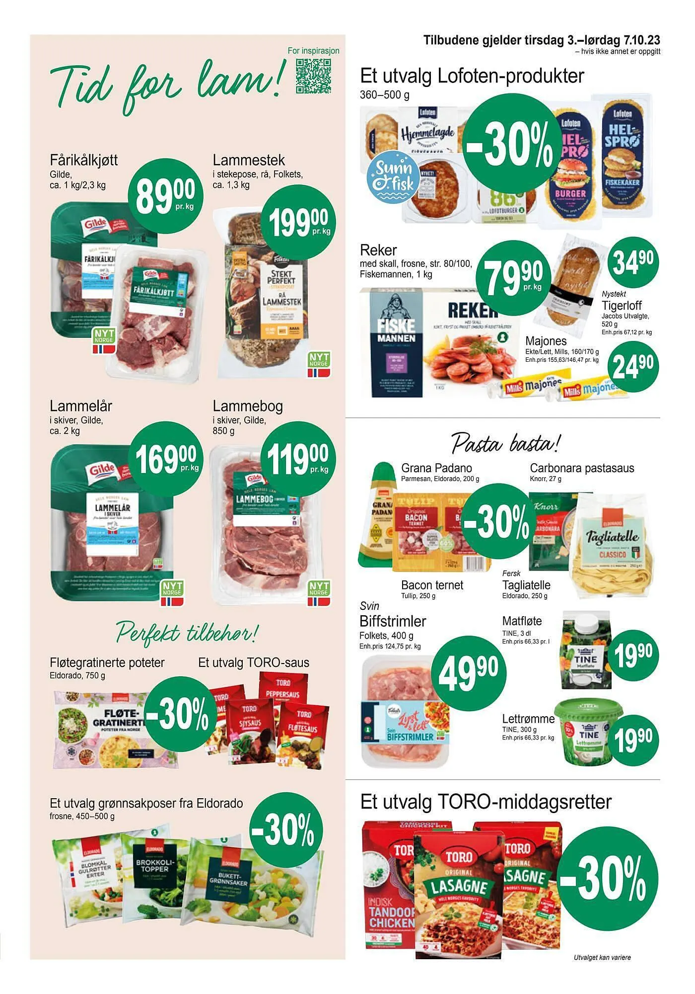 Joker Kundeavis fra 2. oktober til 7. oktober 2023 - kundeavisside 3