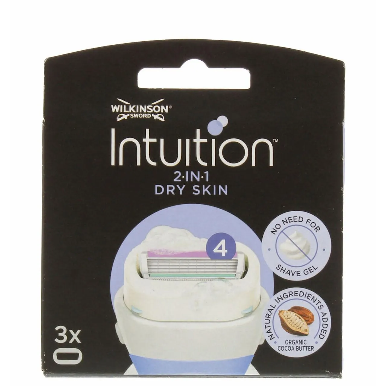 Intuition Blades Dry Skin 3pk