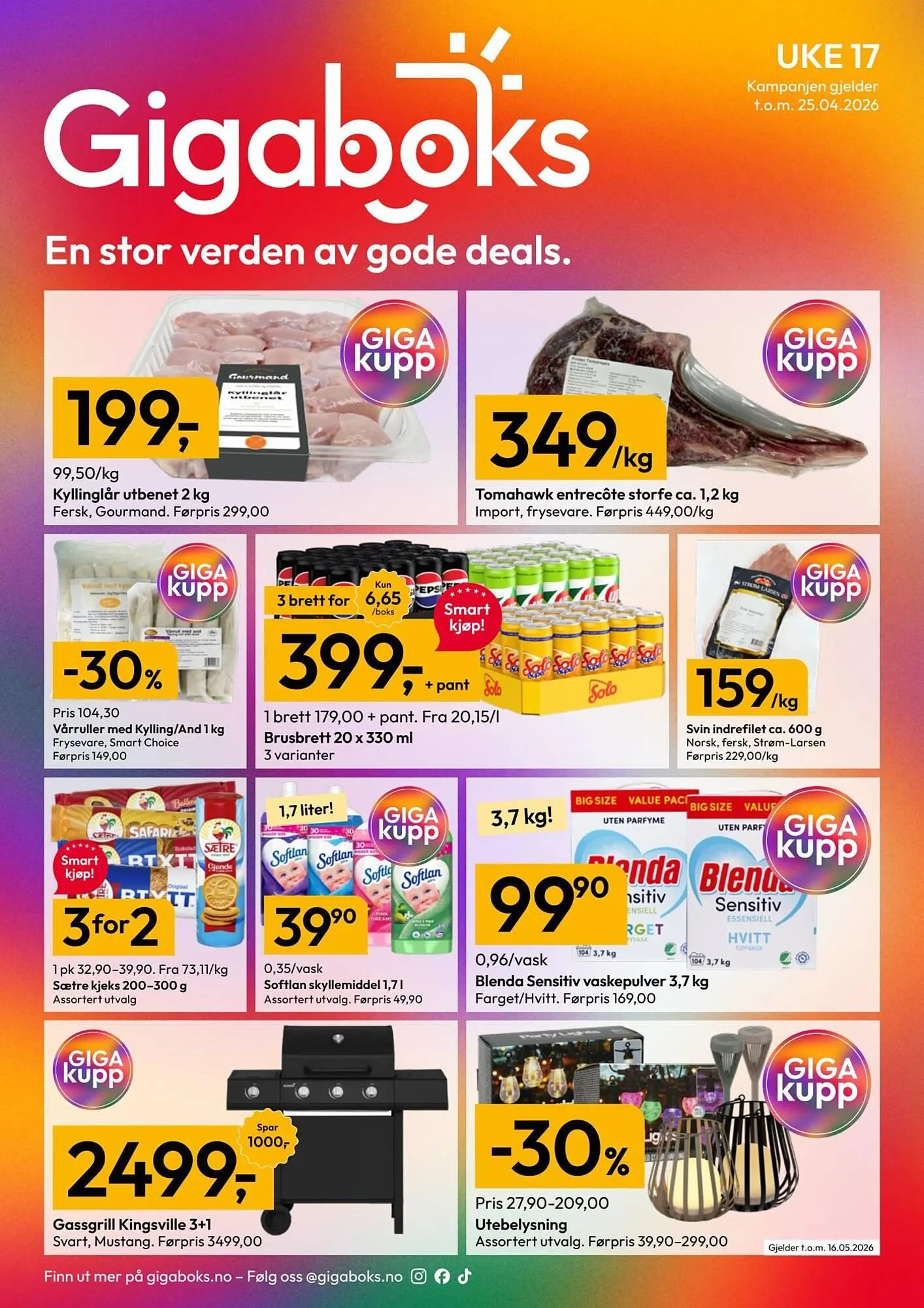 Gigaboks kundeavis fra 20. april til 25. april 2026 - kundeavisside 1