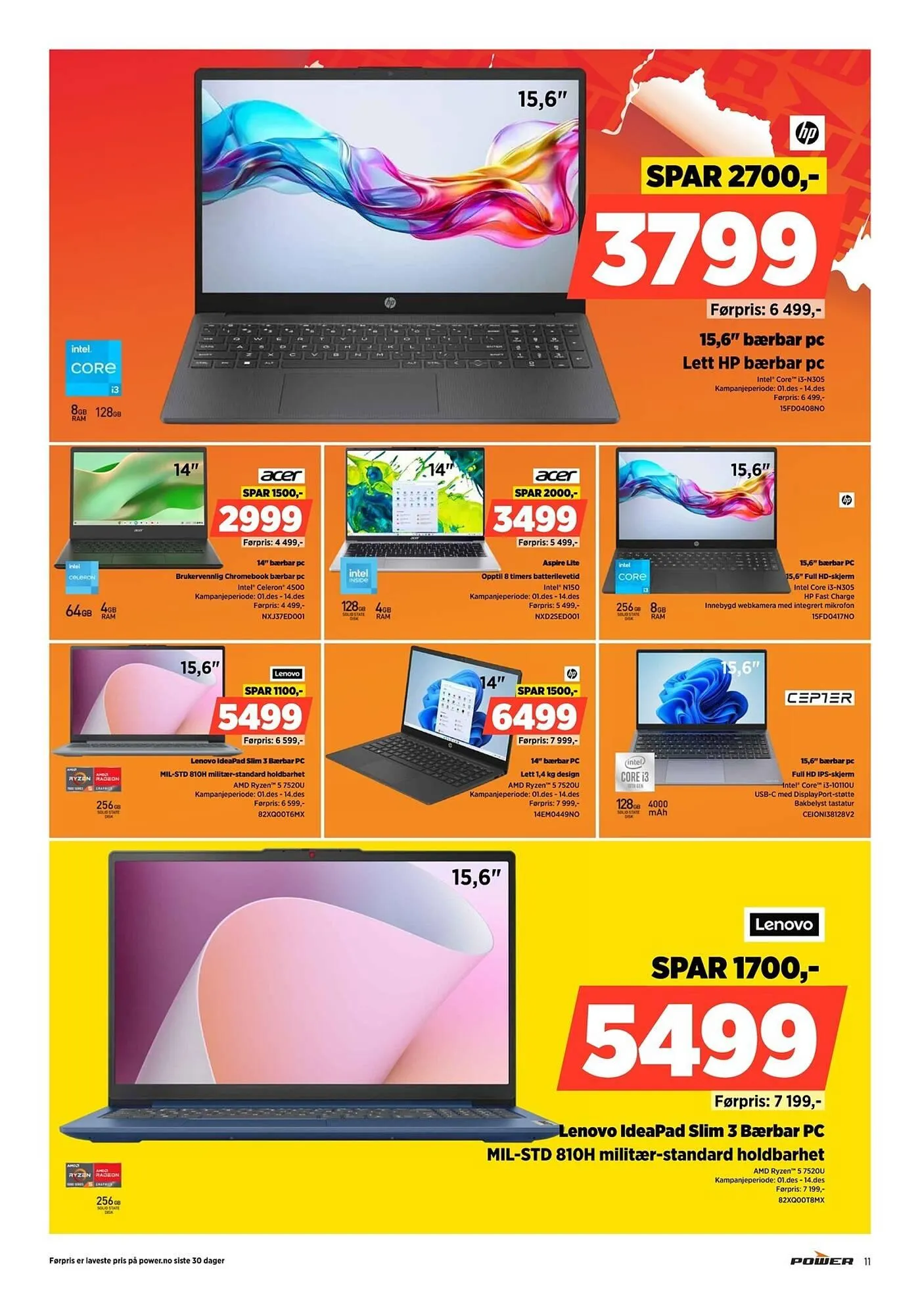 POWER kundeavis fra 1. desember til 7. desember 2025 - kundeavisside 11