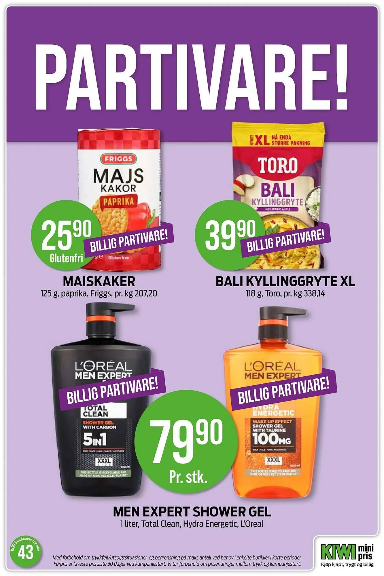 Kiwi kundeavis fra 20. oktober til 26. oktober 2025 - kundeavisside 23