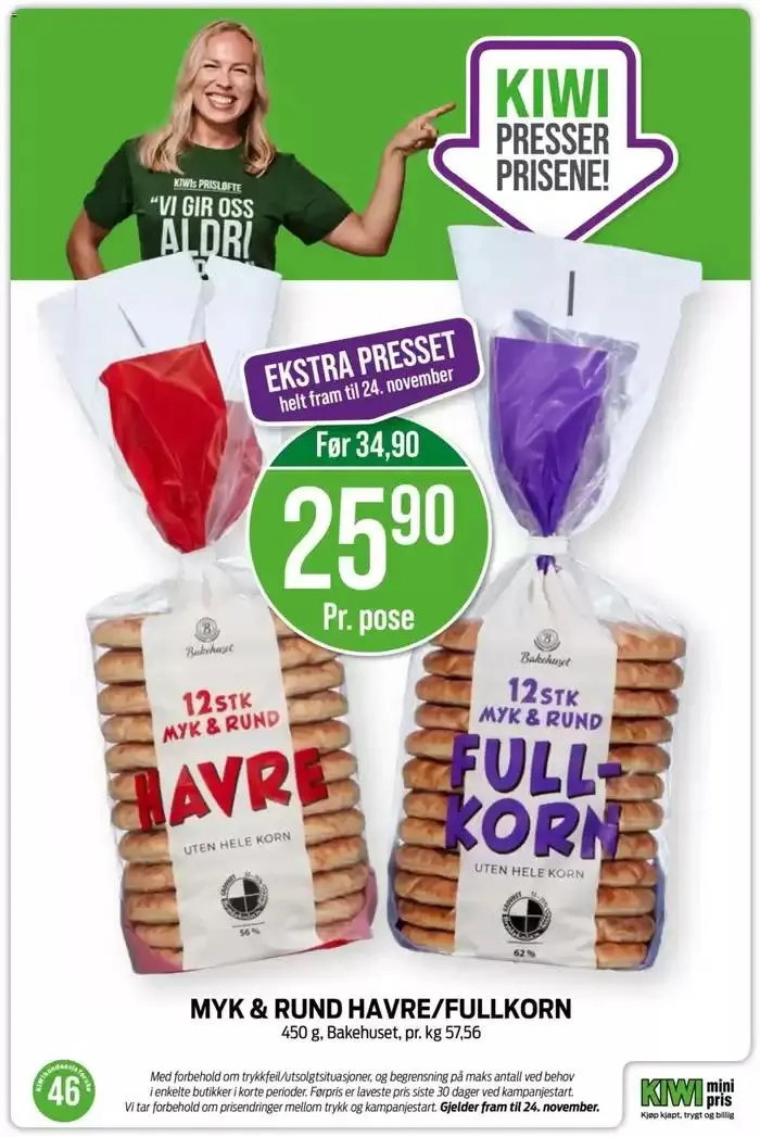Kiwi Kundeavis fra 11. november til 17. november 2024 - kundeavisside 19