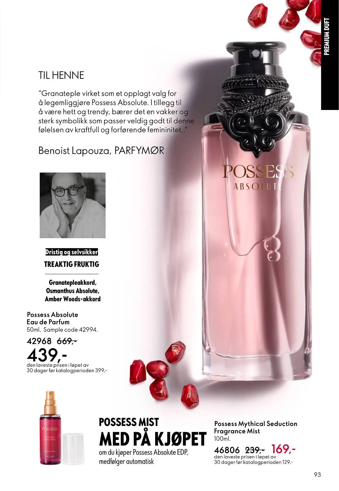 Oriflame katalog fra 18. februar til 10. mars 2026 - kundeavisside 93