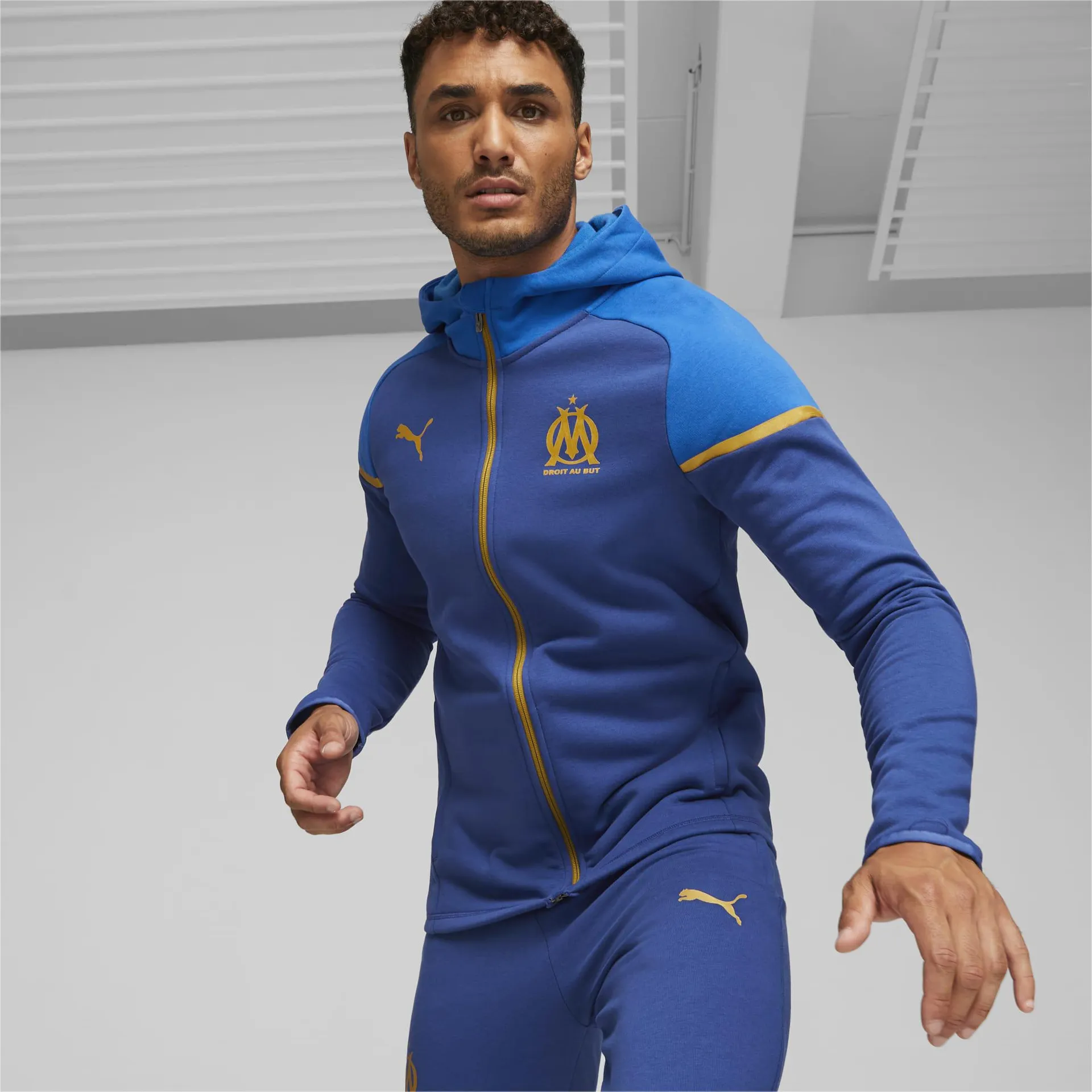 Olympique de Marseille Football Casuals Hooded Jacket