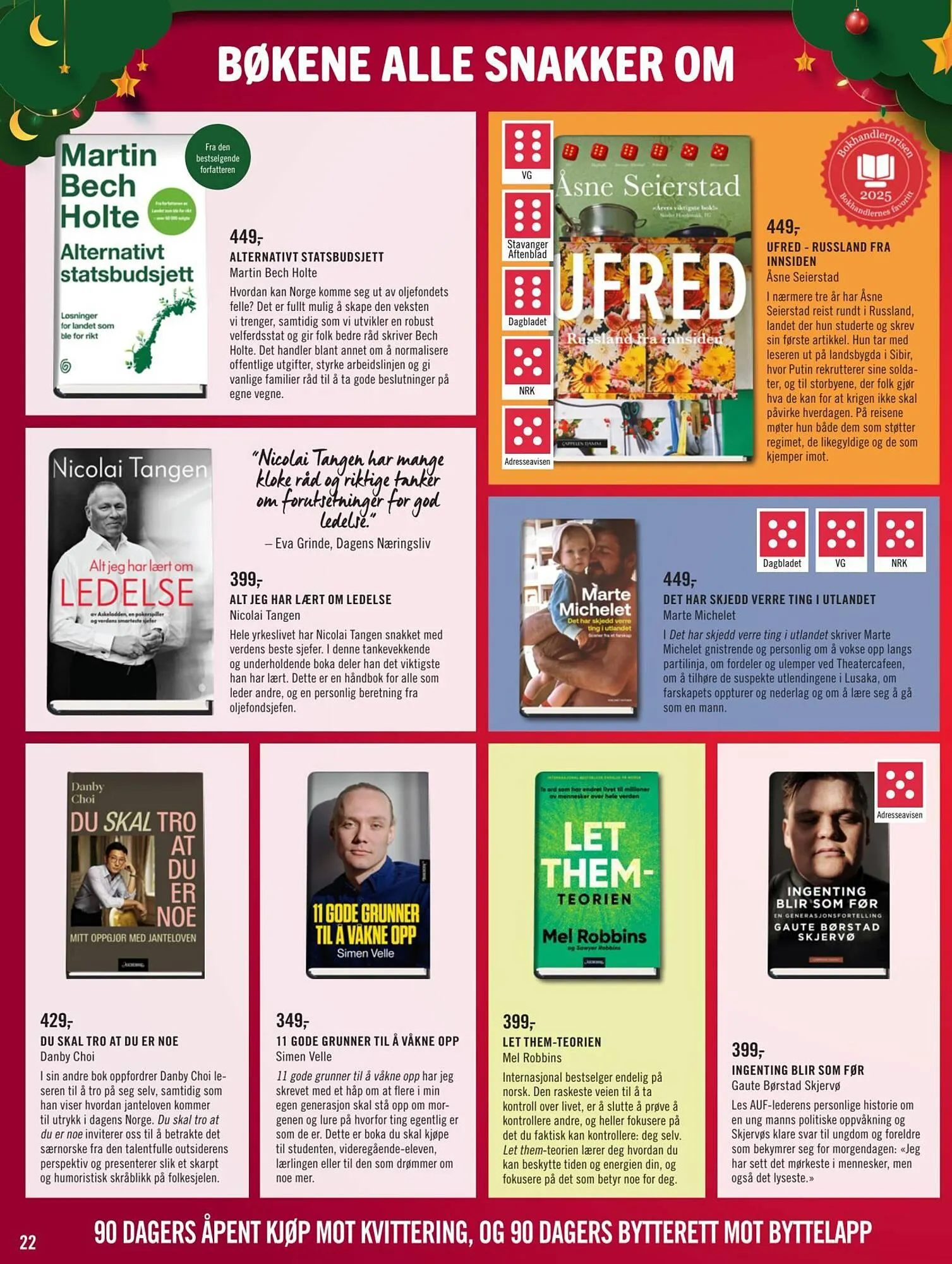 Ark Bokhandel kundeavis fra 1. desember til 25. desember 2025 - kundeavisside 22